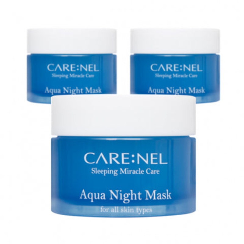 CARE:NEL Aqua Night Mask Set 3pcs 15ml