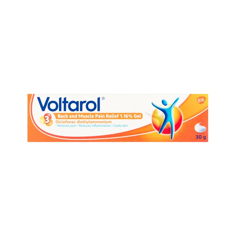 Back and Muscle Pain Relief 1.16% Gel 30g