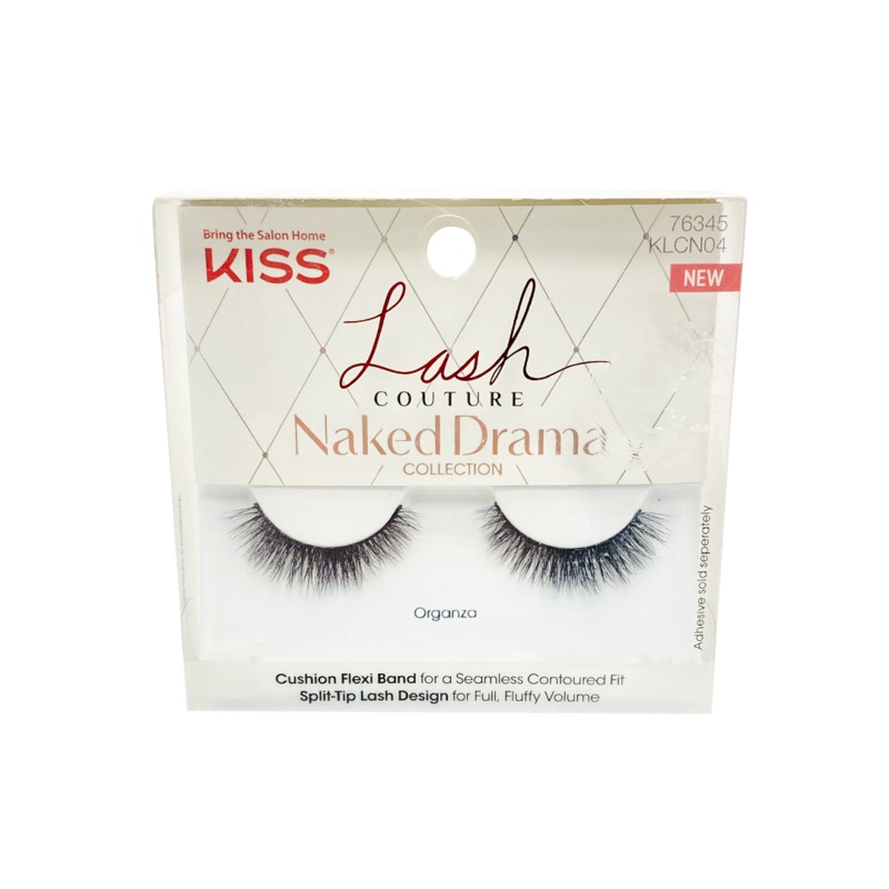 Kiss Lash Couture Naked Drama False Lashes Organza Organza 1