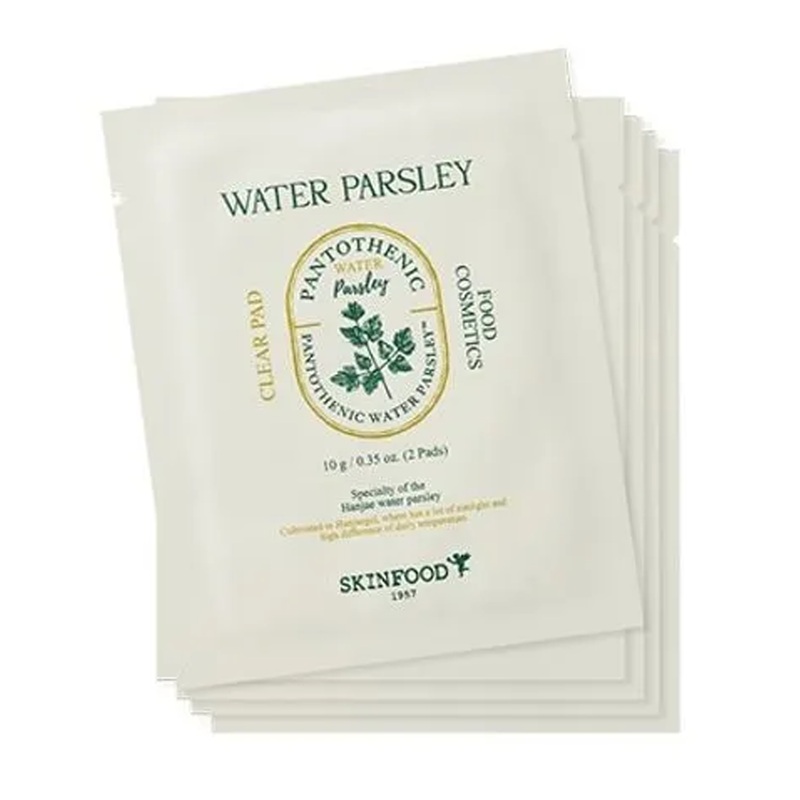 SKINFOOD Pantothenic Water Parsley Clear Pad Pouch Set