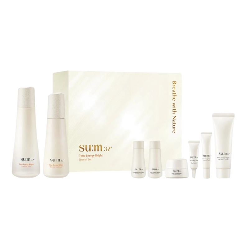 su:m37 Time Energy Bright Basic Skincare Special Set (Toner 170ml+Emulsion 120ml)