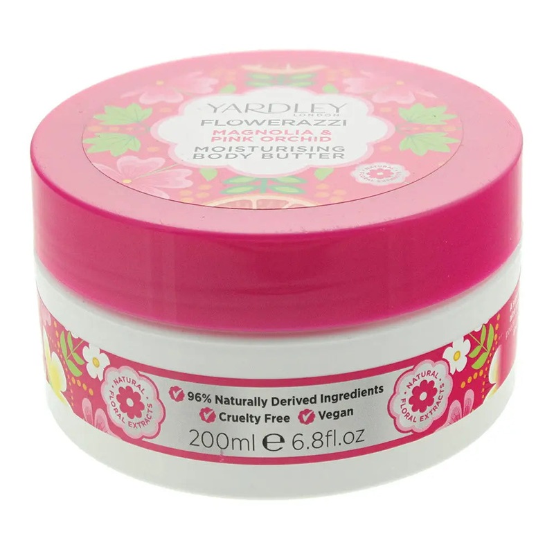 Yardley Flowerazzi Magnolia  Pink Orchid Body Butter 200ml