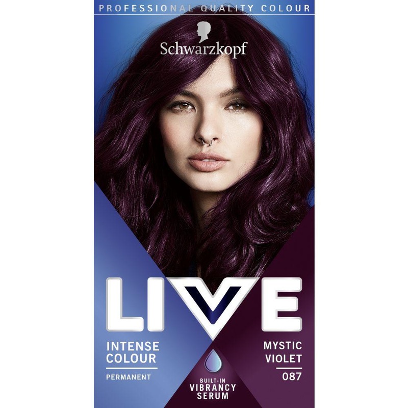 Live Mystic Violet 087 Permanent Hair Dye