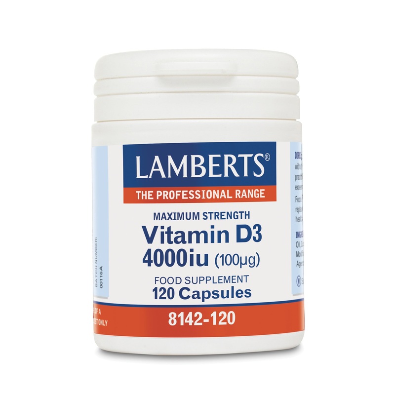 Vitamin D3 4000 I.U. (100g) 120 capsules