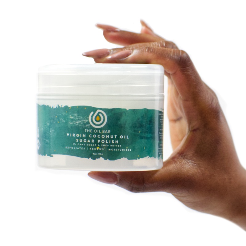 King Virgin Coconut Oil Sugar Polish 8oz