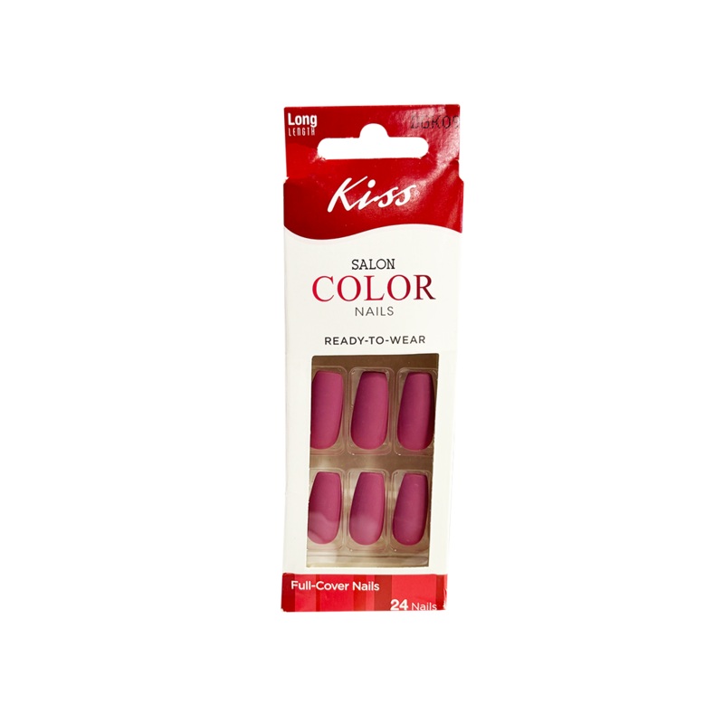 Kiss Salon Color 24 Long Nails Good Girl DGK09