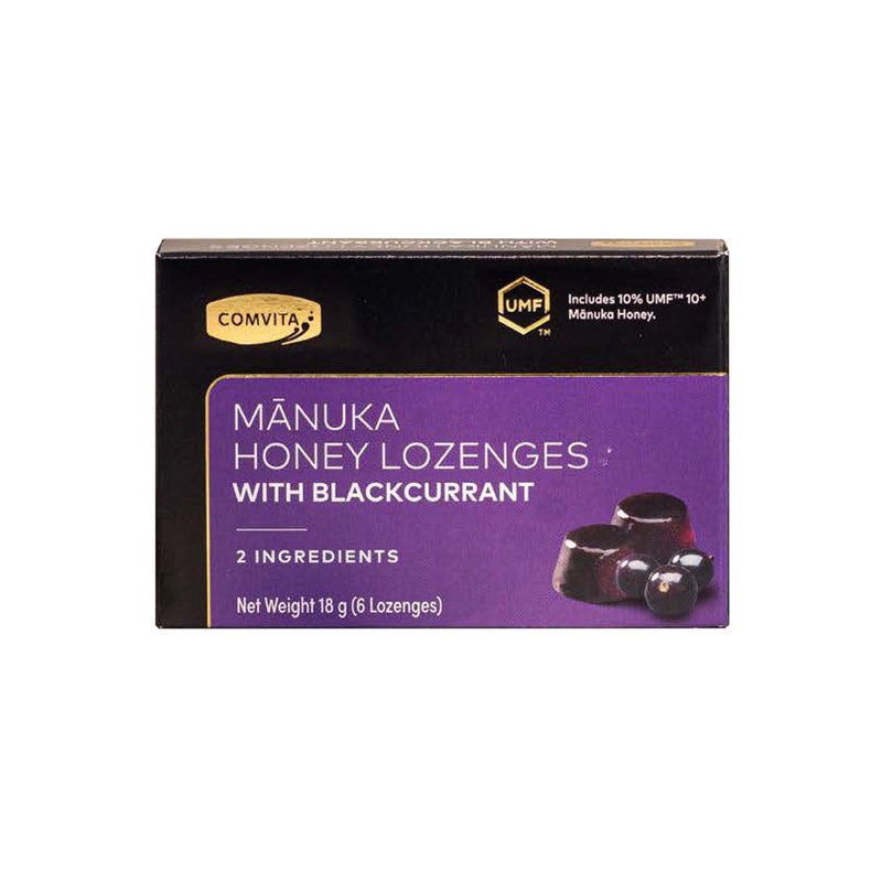 Manuka Honey Lozenges Umf 10+ Blackcurrant 6 Lozenge