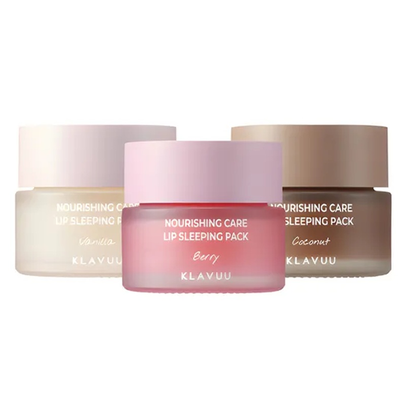 KLAVUU Nourishing Care Lip Sleeping Pack 20g - 3 Types Vanilla