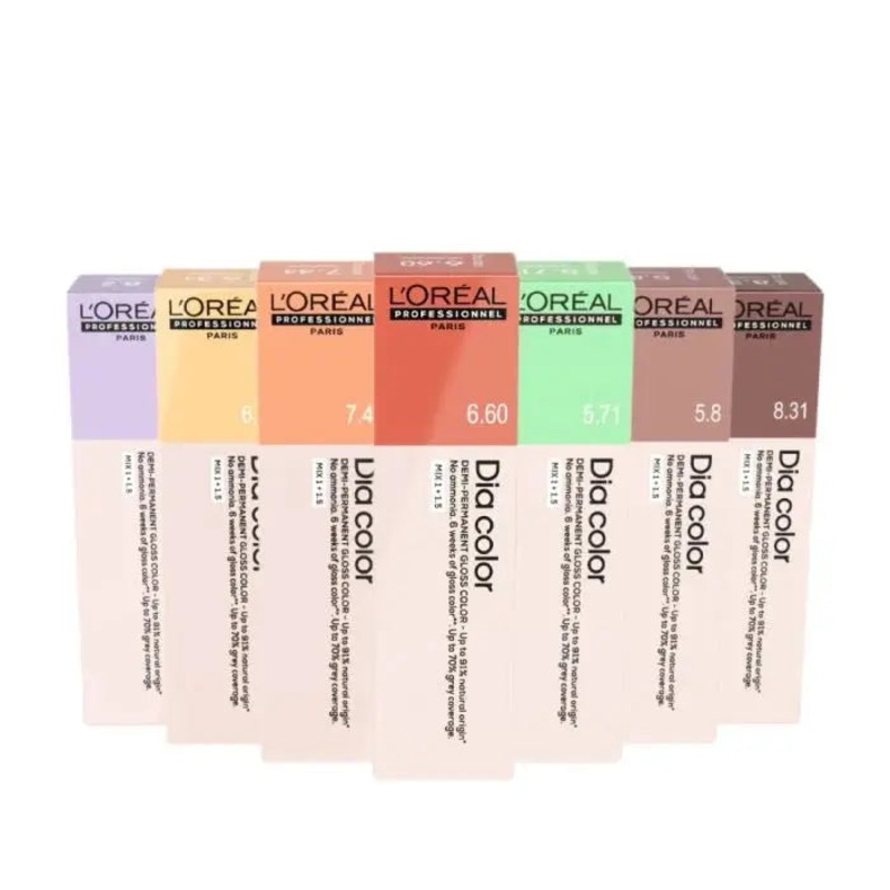 L'Oral Professionnel Dia Light Demi Permanent Hair Colour - 9.1 Very Light Ash Blonde Milkshake 50ml