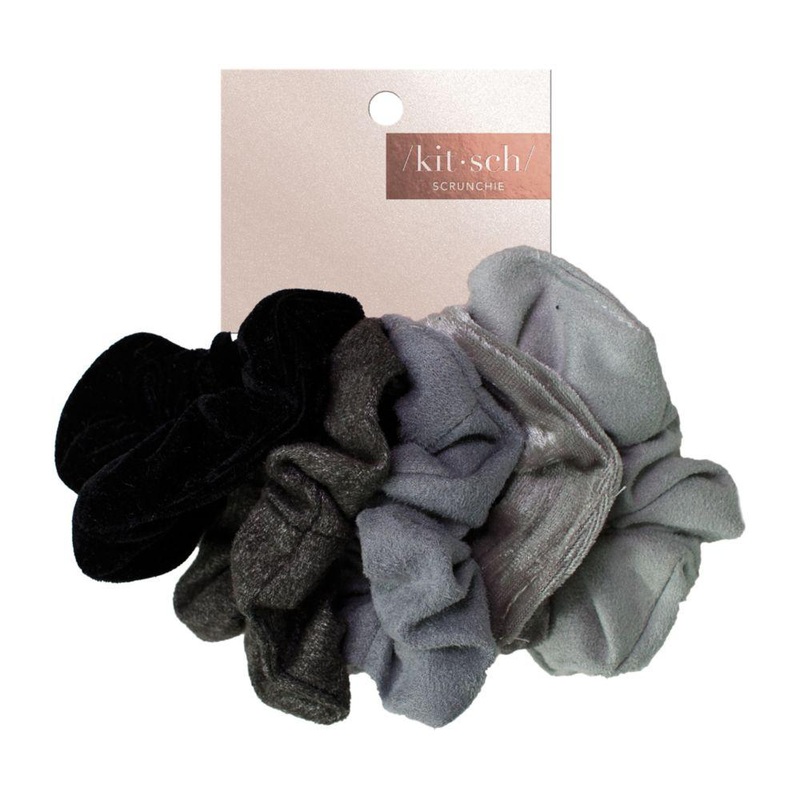 Matte Scrunchie Black/Gray 5S