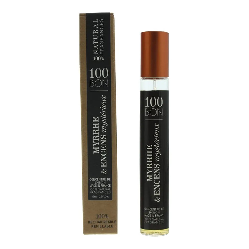 100 Bon Myrrhe & Encens Mysterieux Refillable Eau De Parfum 15ml