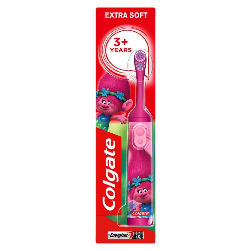 Kids 3+ Years Trolls Extra Soft Battery Toothbrush