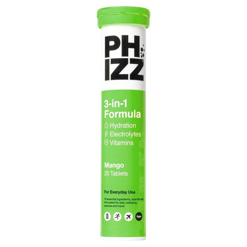 Mango 3-In-1 Hydration, Electrolytes And Vitamins Effervescent 20 Tablets