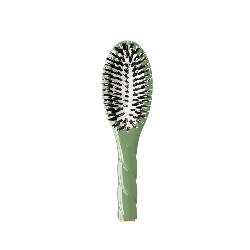 The Essential Soft Small Hair Brush N03 Green 1 Item