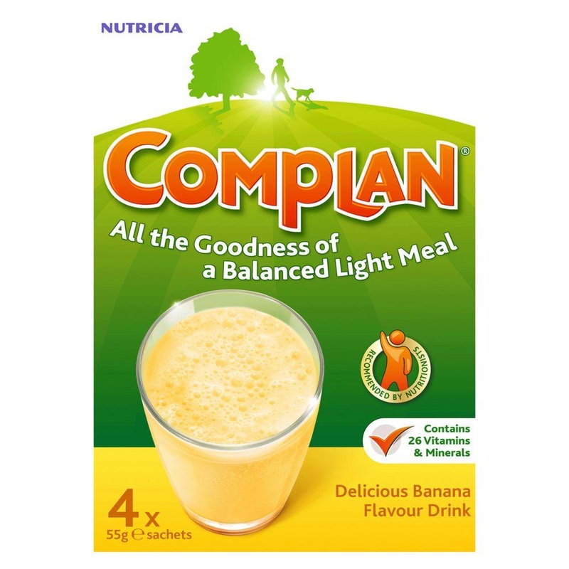 Banana Flavour Nutritional Drink - 4 X 55G