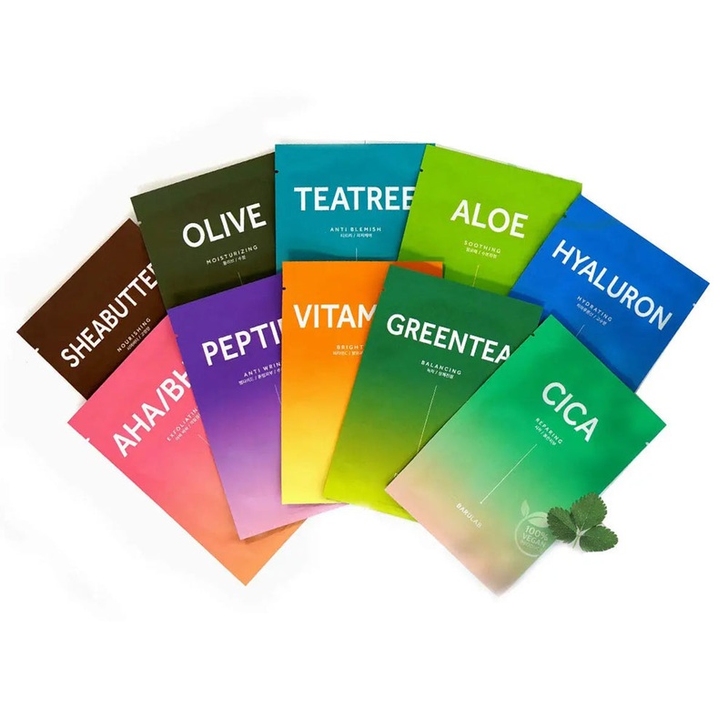 BARULAB The Clean Vegan Mask 10 Types *10ea Hyaluron *10ea