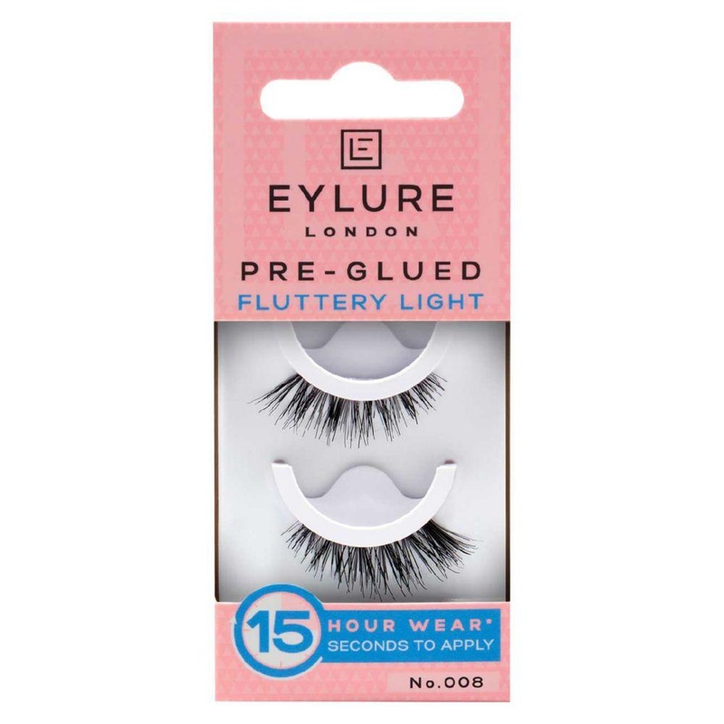 Pre-Glued Lashes Fluttery Light 008