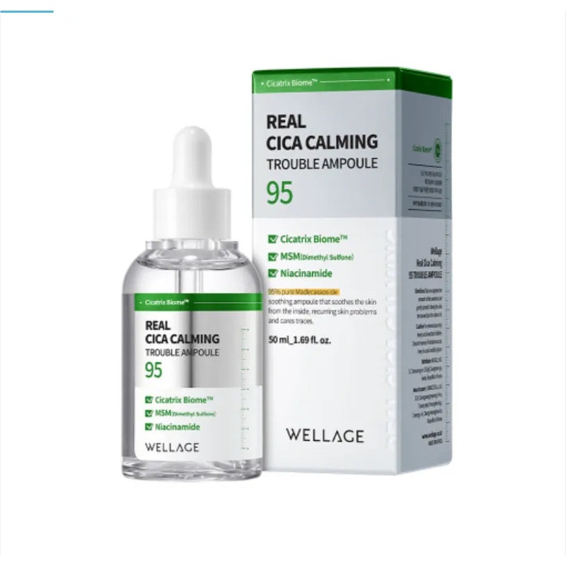 Wellage Real Cica Calming Trouble Ampoule 50ml