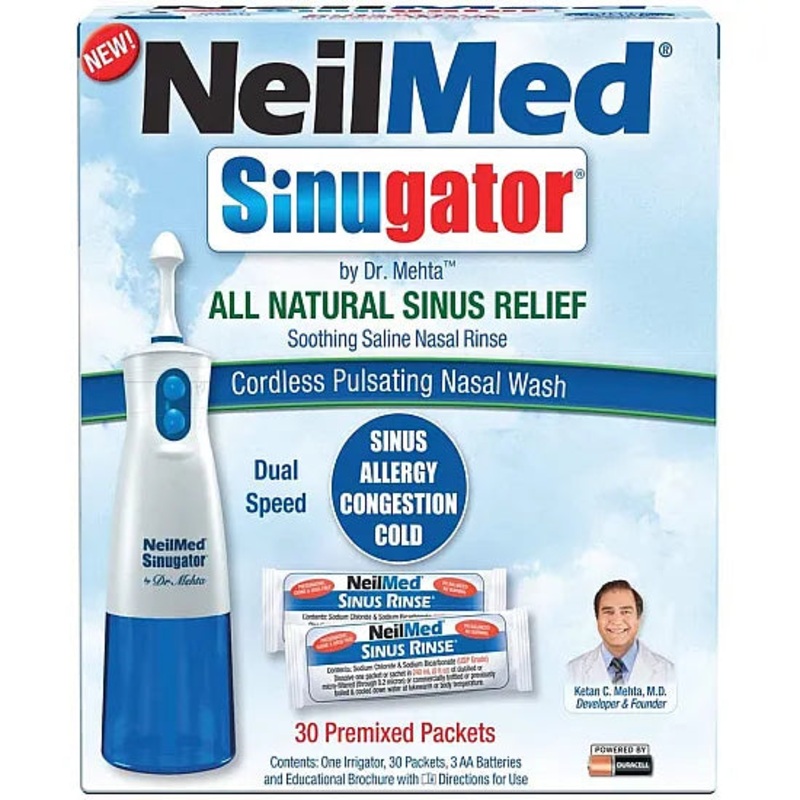 Sinugator Cordless Pulsating Nasal Wash