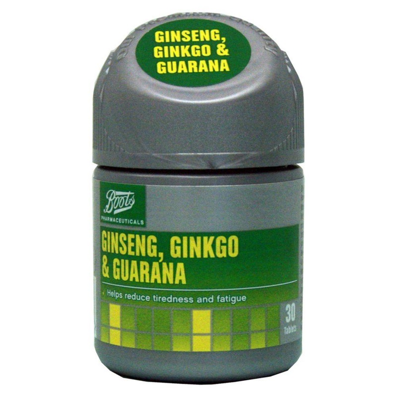Ginseng, Ginkgo & Guarana - 30 One A Day Tablets
