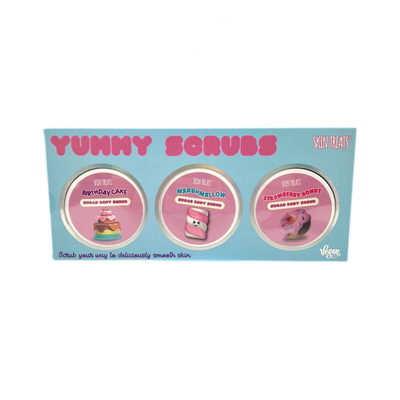 Skin Treats Yummy Scrubs Sugar Body Scrubs Trio