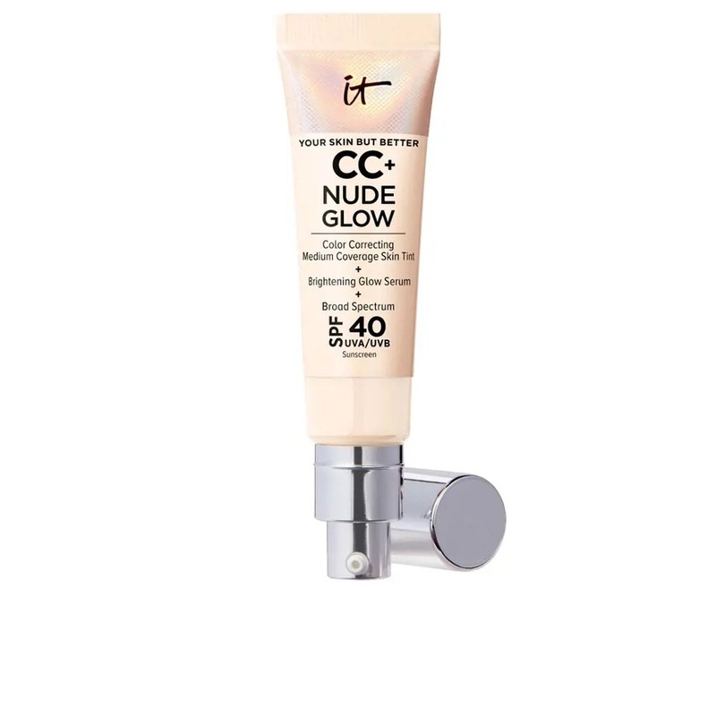 Crme Make-up Base It Cosmetics CC+ Nude Glow Fair Ivory Spf 40 32 ml