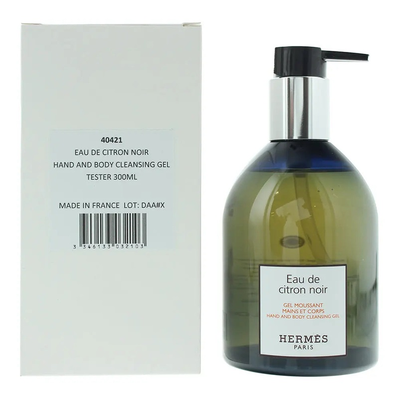 Herms Eau De Citron Noir Tester Hand And Body Cleansing Gel 300ml