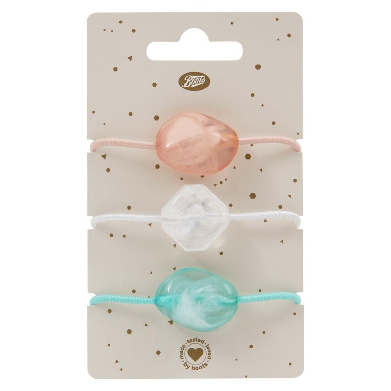 Ponybands Precious Stone Aqua Peach 3S