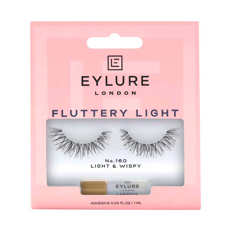 Eylure Pre Glued False Lashes Fluttery Light 160