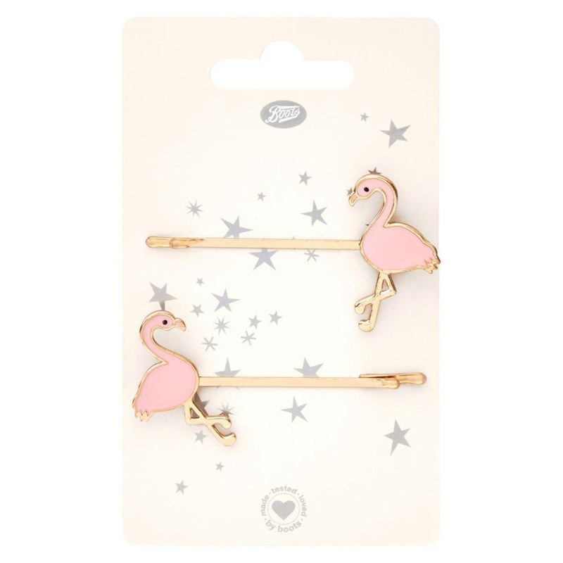 Kids Hair Slides Flamingo 2S