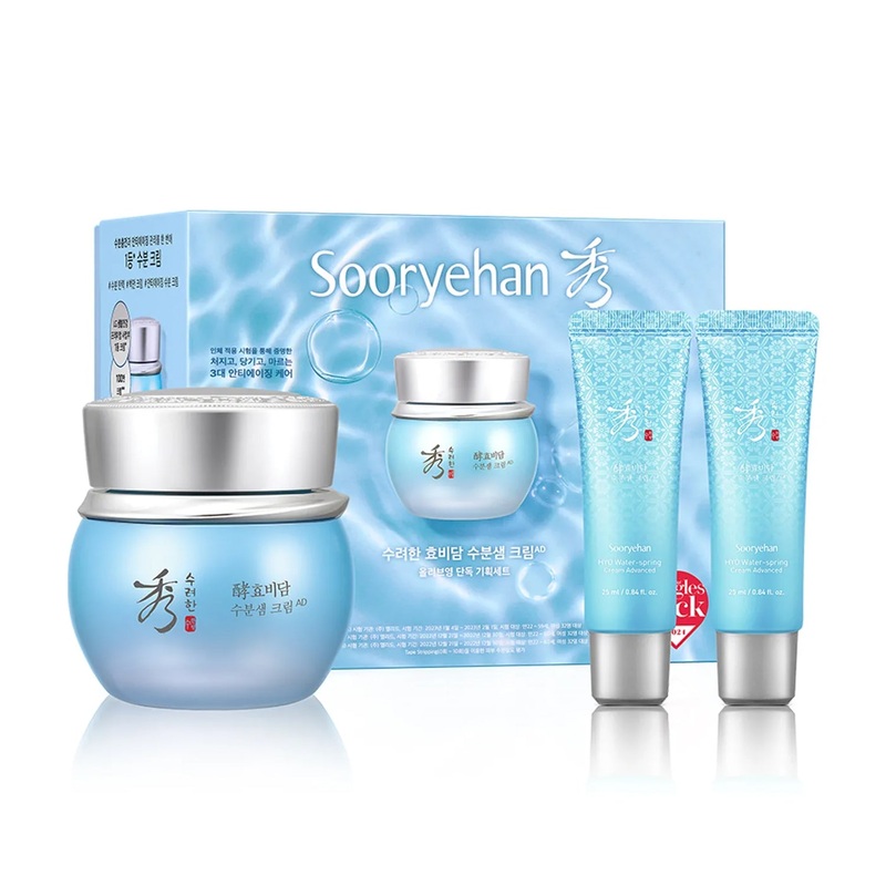Sooryehan Hyobidam Water Spring Cream 75ml Set (+25ml*2ea)