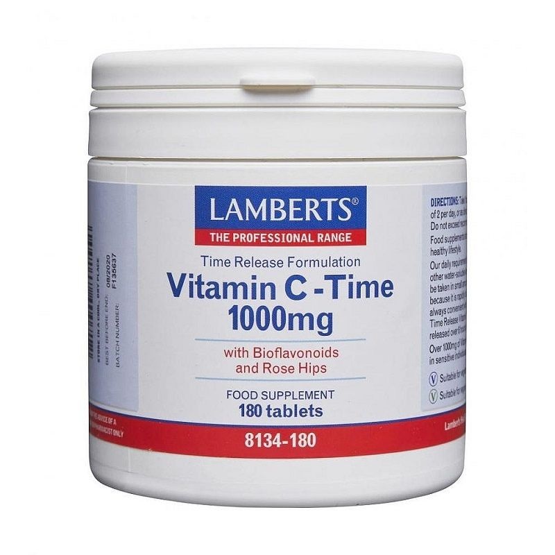 Vitamin C Time Release 1000mg 180 tablets