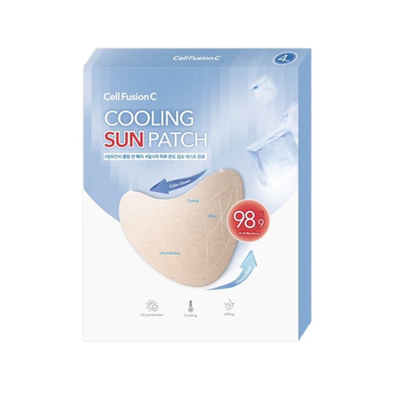 Cell Fusion C Cooling Sun Patch 4.5g x 4ea