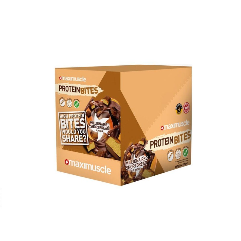 Protein Bites Millionaire Shortbread - 6 X 110G