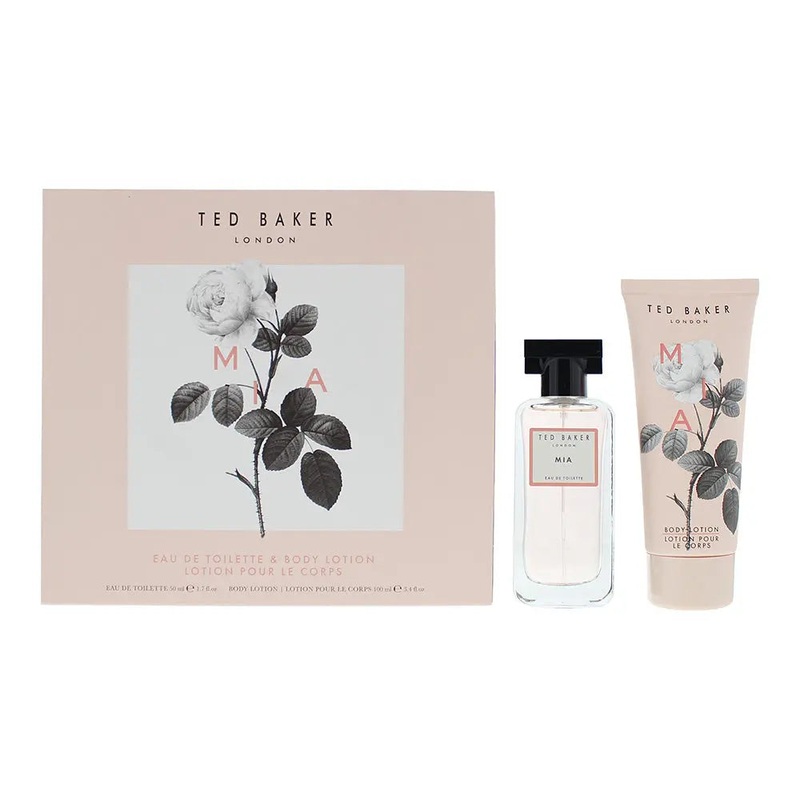 Ted Baker Mia 2 Piece Gift Set: Eau de Toilette 50ml - Body Lotion 100ml