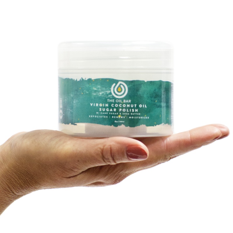 Irresistible Virgin Coconut Oil Sugar Polish 8oz