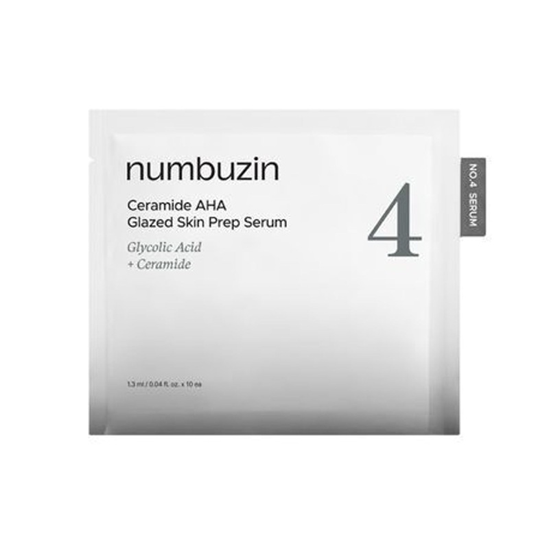 numbuzin No.4 Ceramide AHA Glazed Skin Prep Serum 10ml (1ml  10ea)