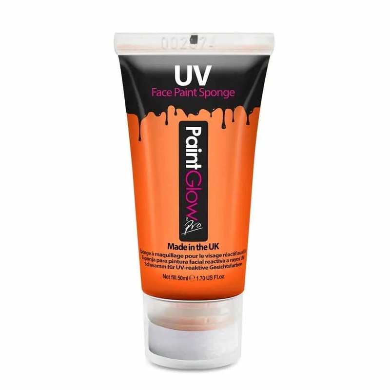 PaintGlow Pro UV Face & Body Sponge 50ml  - Orange