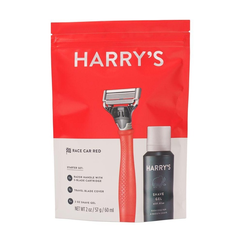 Starter Shave Set With Shave Gel - Race Car Red