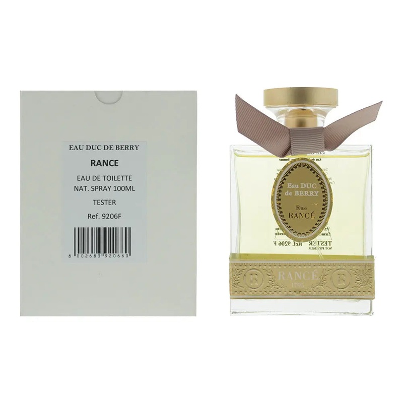 Ranc 1795 Rue Ranc Eau Duc De Berry Tester Eau De Toilette 100ml