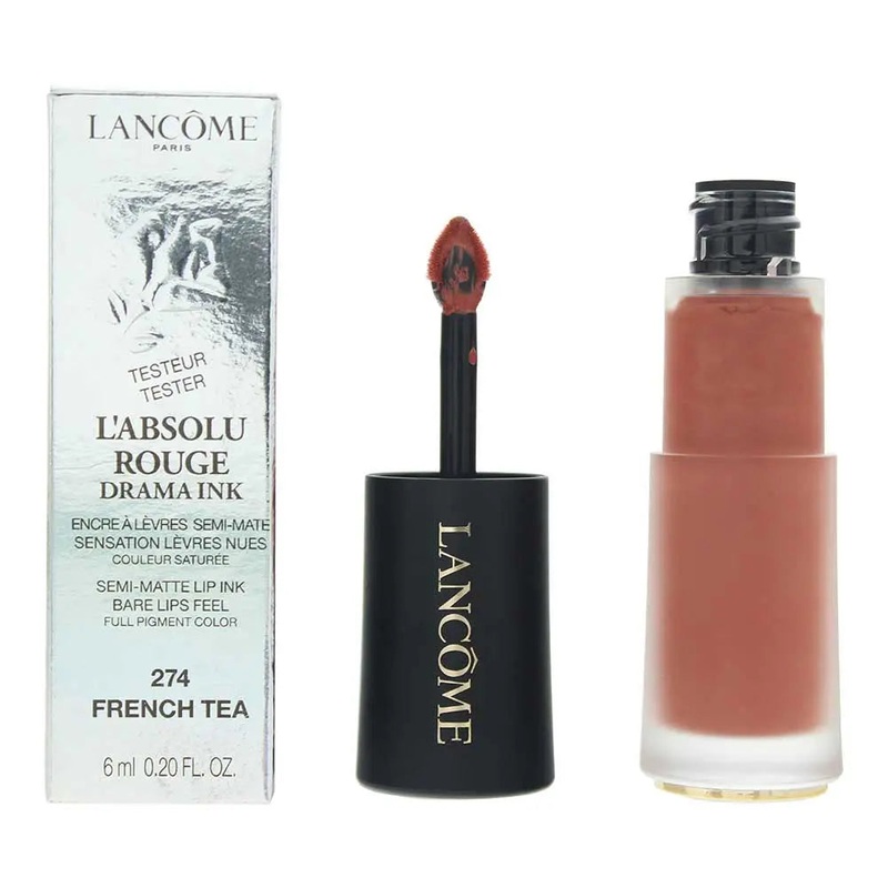 Lancme L'Absolu Rouge Drama Ink Tester 274 French Tea Liquid Lipstick 6ml