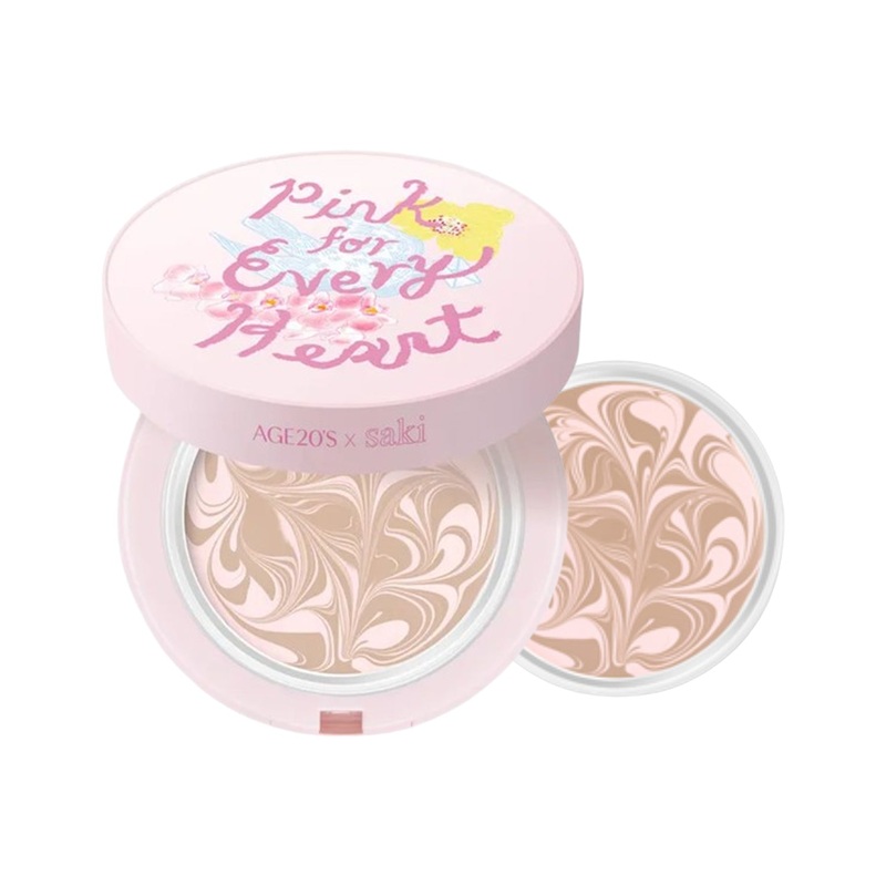 AGE20's Pink for Every Heart Edition The Origin Essence Pact (Main Product + Refill) Pink Latte No. 13