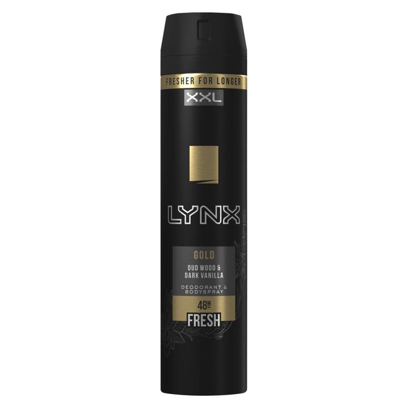 Gold Body Spray Deodorant 250Ml