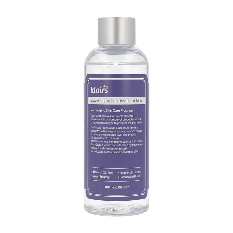 Klairs Supple Preparation Unscented Toner 180ml