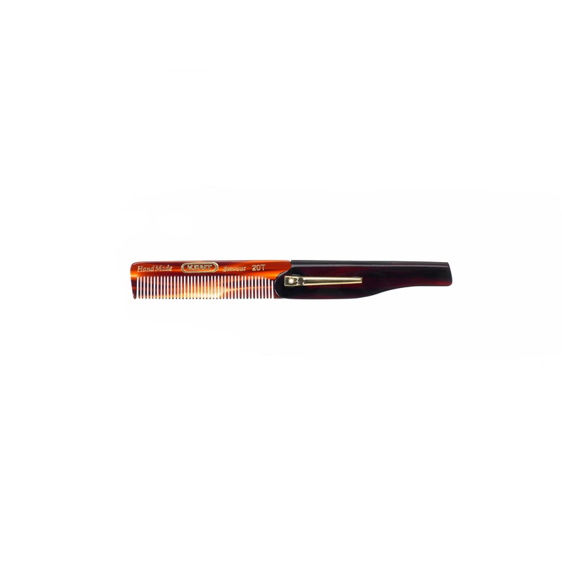 Folding Pocket Comb with Clip-A 20T