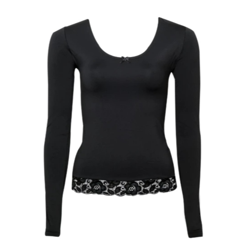 Loungewear Set, Long Black medium
