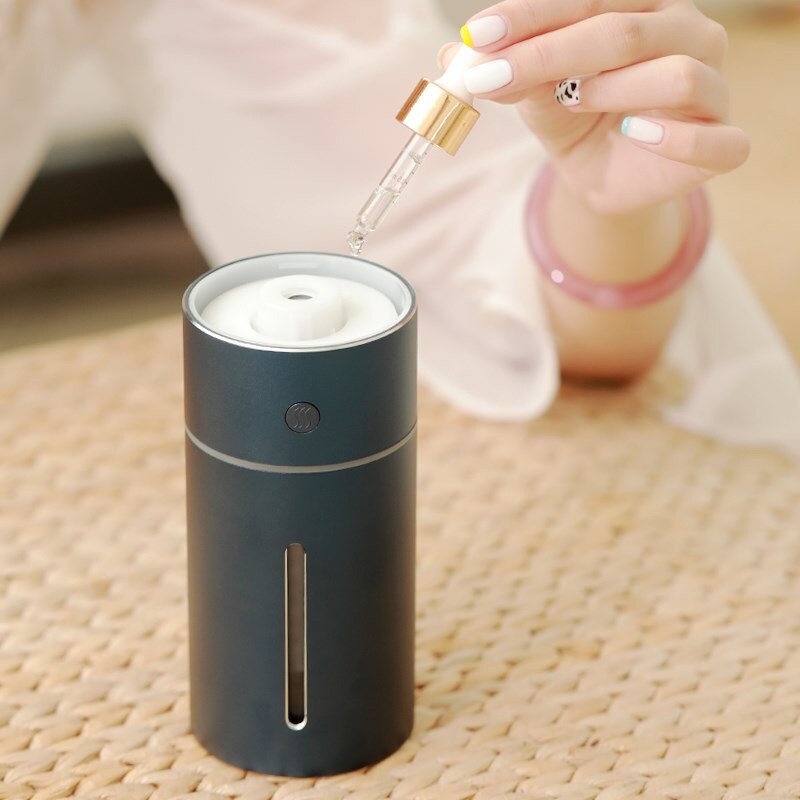 Mini Rechargeable Portable Wireless Aromatherapy Diffuser Dark Blue 800mah battery