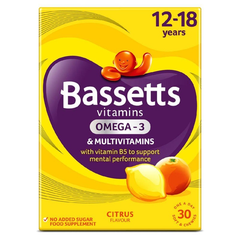 Multivitamins Citrus Flavour Soft & Chewies 12-18 Years - 30.