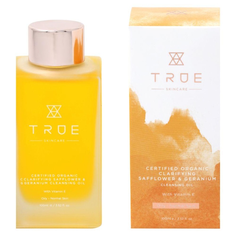 Certified Organic Clarifying Safflower & Geranium Cleansing Oil 100Ml