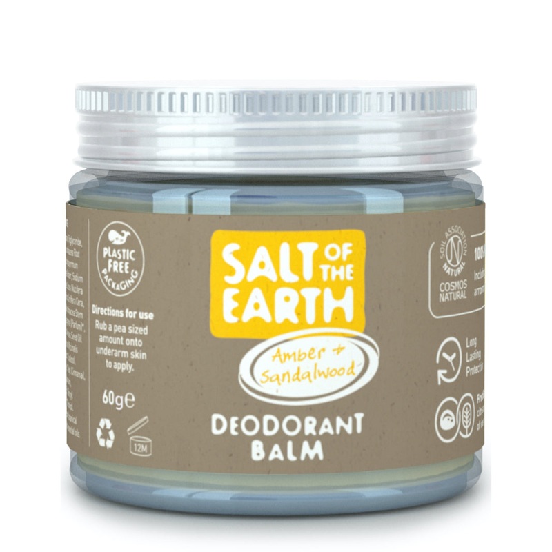 Amber & Sandalwood Nautral Deodorant Balm 60g